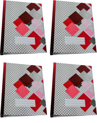 Prince Stationery Hard board Premium Office Lever Arch Box File Laminated 3D Design Pack of (4)