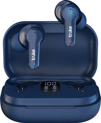 truke Buds Q1 with 30H Playtime, Quad Mic ENC, Game Mode, 10mm driver, AAC codec Bluetooth