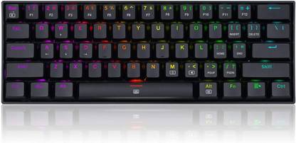 Redragon Dragon Born K630 RGB 60% Mechnical Keyboard Wired USB Tenkeyless Gaming Keyboard Compatible with Desktop, Laptop, Mac