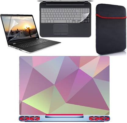 SDM nature wallpaper 4 in 1 combo pack with laptop skin sticker decal, laptop sleeve pouch, key guard, Screen protector all are laptop 15.6 inch Combo Set vinyl Laptop Decal 15.6 Combo Set 194 Combo Set