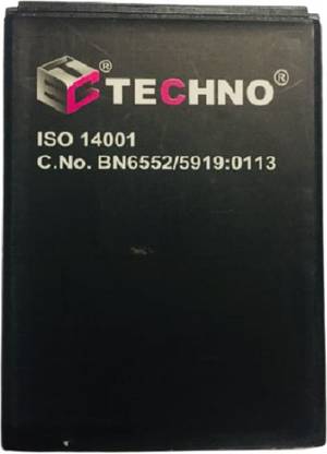 TECHNO Mobile Battery For  LAVA LAVA A500s