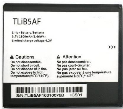 RYN Store Mobile Battery For  ALCATEL TLiB5AF ALCATEL?Airtel idea Vodafone Alcatel Router