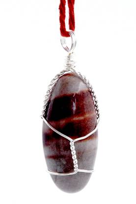 Maharudraastro Narmadeshwar Shivling Pendant Lord Shiv Lingam Designed Locket Size 3-4 CM Stone Pendant