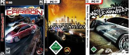Need For Speed Game Set, NFS Most Wanted, NFS Carbon and NFS Undercover Full Games for PC Offline DVD Installation (Standard)