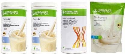 HERBALIFE Weight Loss Formula 1 Shake(2 pcs)+ Personalized Protein Powder 400g-SHAKEMATE Plant-Based Protein