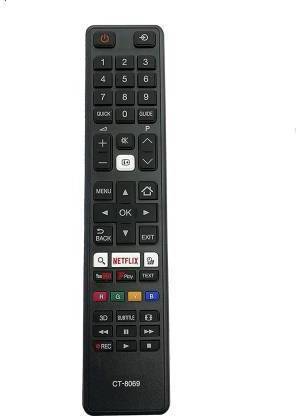 Akshita Compatible For CT-8069 Smart TV Universal Remote Control ( Chake Image With Old Remote ) TOSHIBA Remote Controller