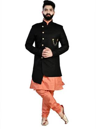 Chote Raja Collection Chote Raja Collection Solid Sherwani Solid Sherwani