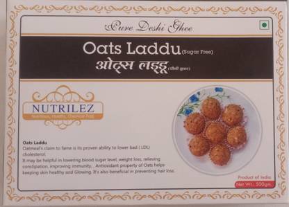 Nutrilez Pure Deshi Ghee Oats Laddu With Jaggery Box