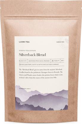Luxmi Tea Silverback Blend, Strong CTC Tea from our Gisovu Tea Estate in Rwanda Black Tea Pouch