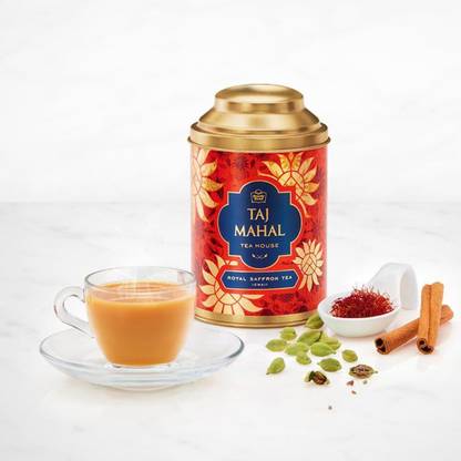 Taj Mahal Royal Saffron (Chai) Masala Tea Tin