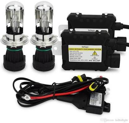 RohanEshop H4 - HID Xenon Light Kit ( 2 HID Light , 2 Blaster , Wiring ) Vehical HID Kit