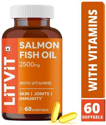 LITVIT Salmon Fish Oil 2500mg Capsules
