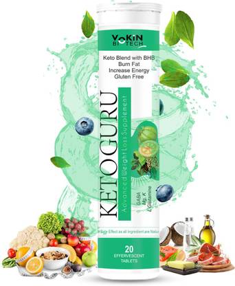 Vokin Biotech Exclusive Keto Guru Tablets For Weight Loss Effervescent Water Soluble