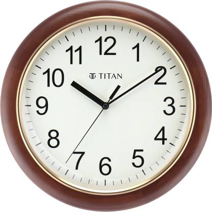 Titan Analog 31.5 cm X 31.5 cm Wall Clock