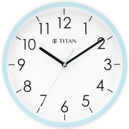 Titan एनालॉग 32.5 cm X 32.5 cm दीवार घड़ी