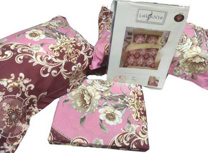 signature CLUB 190 TC Microfiber Double Printed Flat Bedsheet