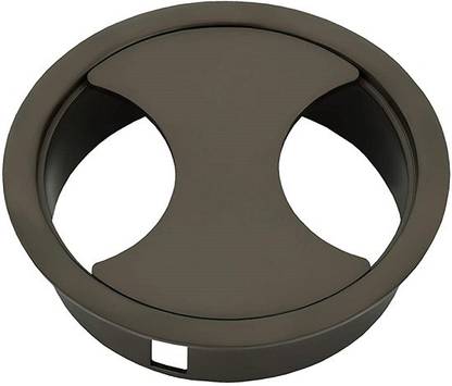 Nixnine Cable Manager Cable Hole Cover Grommet, Table Desk Grommet 2.5 Inch, Graphite Antiqu Desk Cord Cable Hole Cover Grommet, Computer Wire Cable Organiser Manager, (Graphite Antiqu) (2.5Inch) Pack of 1 Cable Protector