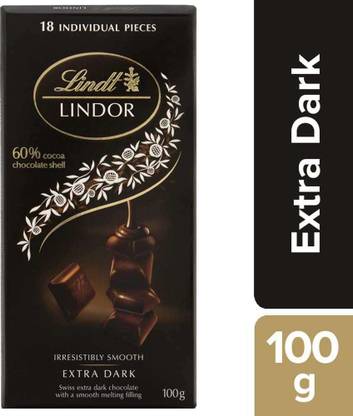 LINDT LINDOR Irresistibly Smooth 60% Dark Chocolates Bars