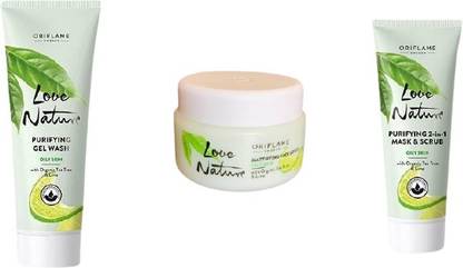 Oriflame Sweden Love Nature Tea Tree And Lime Set