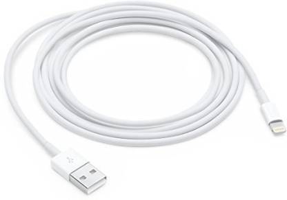 SANNO WORLD Power Sharing Cable 1 m Fast lightning USB Data Charging Cable 1 m Lightning Cable (Compatible with All iPhones (5,6,7,8 & X Series) , iPad & iPod, White, One Cable)