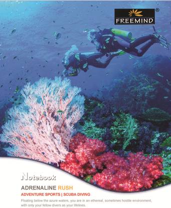 FREEMIND NOTEBOOK Regular Notebook Four Line Interleaf 172 Pages