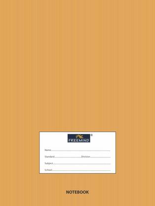 FREEMIND Notebook Regular Notebook Four Line Interleaf 172 Pages