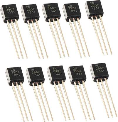 INSIGNIA LABS 10PCS PN2907A PNP General Purpose Transistor Amplifier| PN2907 TRANSISTOR Electronic Components Electronic Hobby Kit