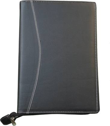 KESETKO Documents and Certificate File Zip File, Leaf File Folder Leatherette Material Size F/S