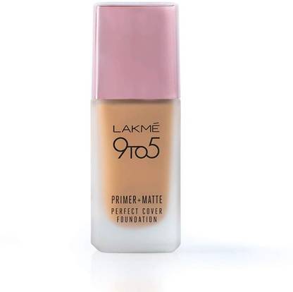 Lakmé 9 To 5 Primer + Matte Perfect Cover Foundation W180 Warm Natural 25Ml Foundation