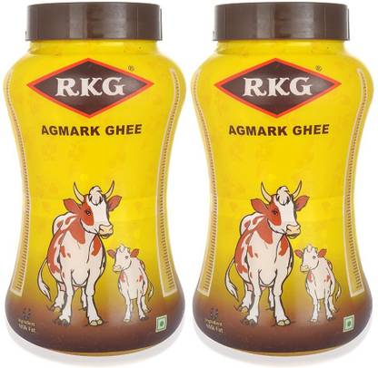 rkg GHEE 1LTS (500ML PACK OF 2) Ghee Plastic Bottle