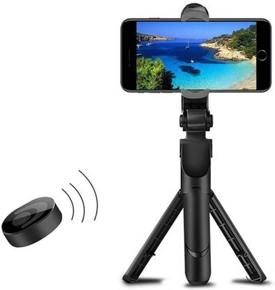 GERALT XT02 Wireless Integrated Folding Telescopic Tripod Mobile Phone Selfie Stick,Wireless Bluetooth Selfie Stick Tripod Foldable Tripod Monopods Tripod Kit Tripod