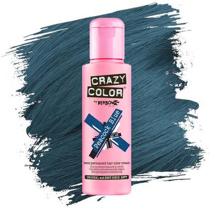 Crazy Color Peacock Blue No-45 , Peacock Blue