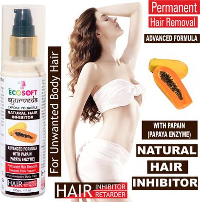 ECOSOFT AYURVEDA Permanent-Natural Hair Inhibitor/Retarder Cream Lotion Cream
