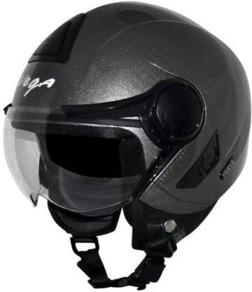VEGA VERVE HI-QUALITY ANTHRACITE OPEN FACE 580 MM SIZE (M) Motorsports Helmet