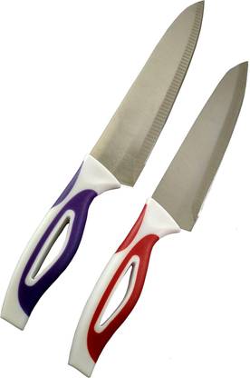 Apoc 2 Pc Carbon Steel Knife Set Carbon Steel Chef's Kitchen Knife Set for Home Professional Usage Combo of 2