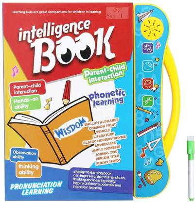 Bark n Bites BnB Intelligence Book Sound Book for Child & English Letter Words Learning Book