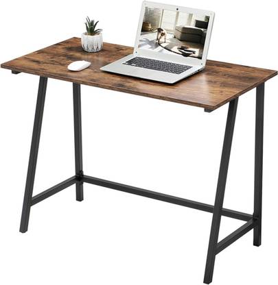 DOF Studio CHLOE Ergonomic Modern Writing Table Wood Top Metal Legs Computer Desk Engineered Wood Office Table