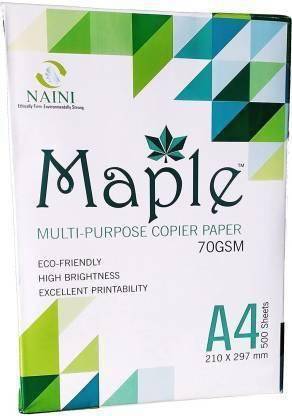 naini maple A4 PAPER PRINTER UNRULE A 4 PAPER printer 70 gsm A4 paper