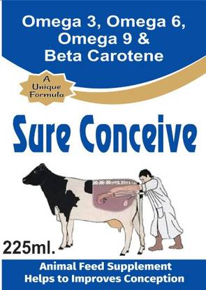SURE CONCEIVE Animal Feed Supplement, Helps to improves conception Pet Health Supplements