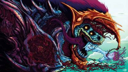 Hyperbeast Brock Hofer Creature Colorful Matte Finish Poster Paper Print