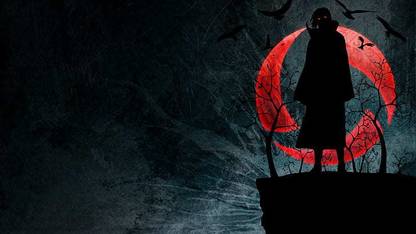 Naruto Shippuuden Sharingan Glowing Eyes Raven Matte Finish Poster Paper Print