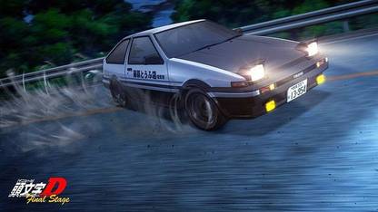Anime Initial D Final Stage Matte Finish Poster Paper Print