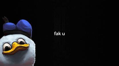 Meme Smiling Swear Words Duck Dolan Uncle Dolan Animals Ducks Matte Finish Poster Paper Print
