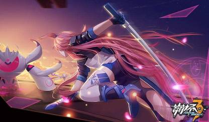Anime Girls Honkai Impact Yae Sakura Honkai Impact Matte Finish Poster Paper Print