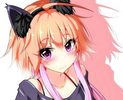 Lolita Fashion Neko Loli Animal Ears Loli Matte Finish Poster Paper Print