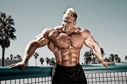 Pose Actor Muscle Press Matte Finish Poster Paper Print