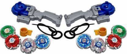 kittucollection combo 4D Systems Magic Gyro Top Plate Bey Blade Spinning Top - Multi Color (Multicolor)