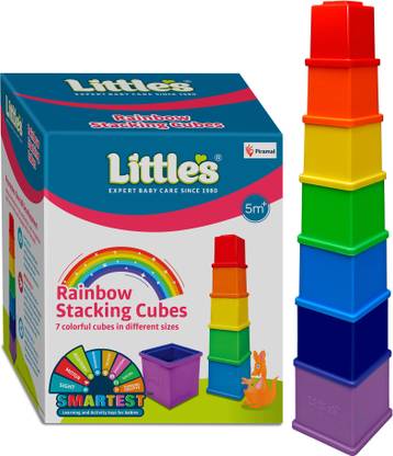 Little's Rainbow Stacking Cubes