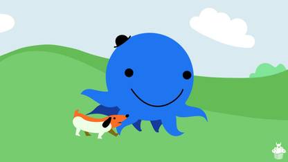 ANSHUL INTERNET 45.72 cm OSWALD CARTOON STICKER 1 Self Adhesive Sticker