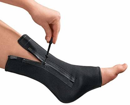 SEAVOKES Heel Support Sleeve Anti-Fatigue Compression Foot Sleeve Sock Zip Lock Socks Heel Support
